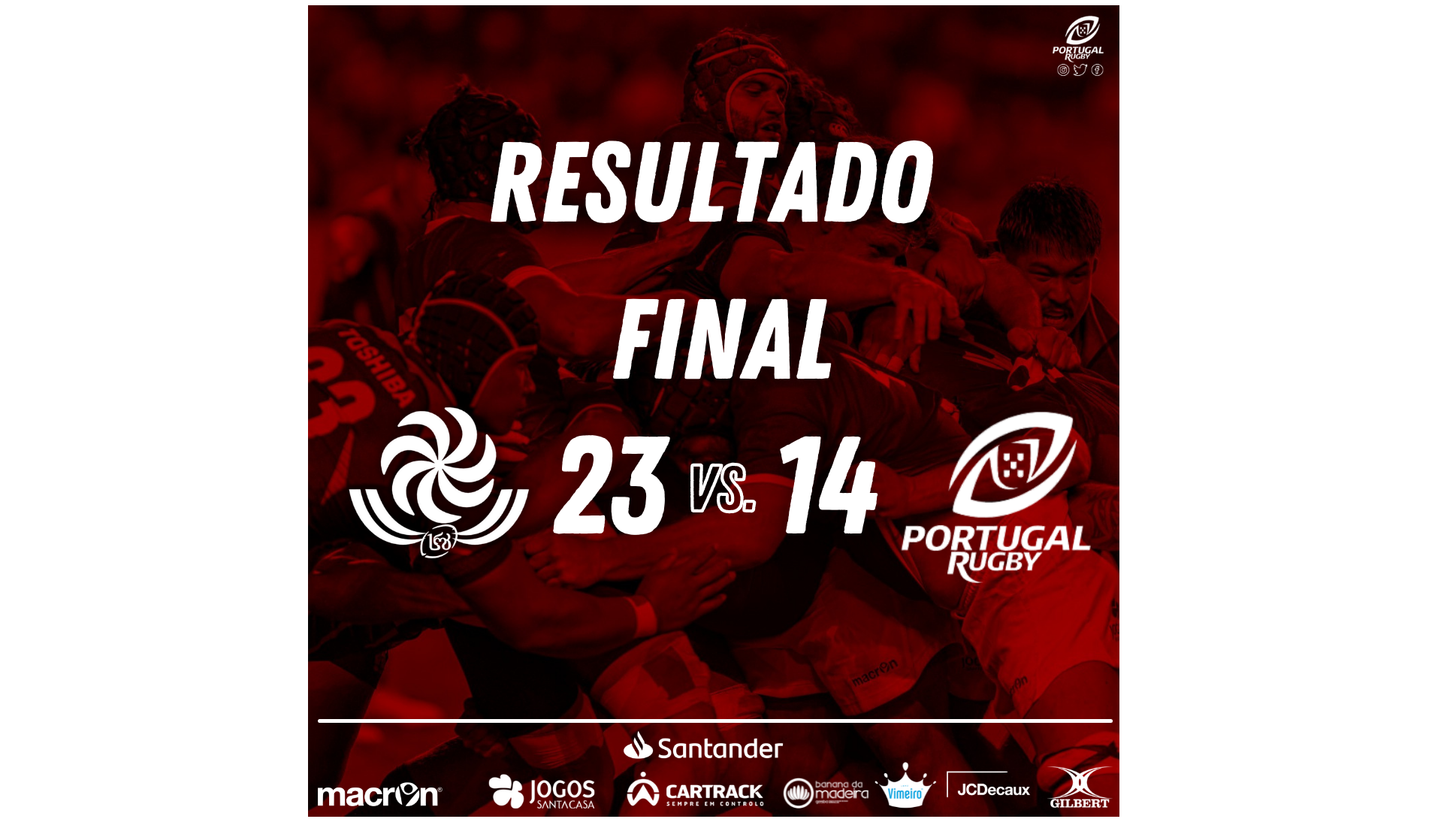 PORTUGAL RUGBY - RESULTADOS DOS JOGOS