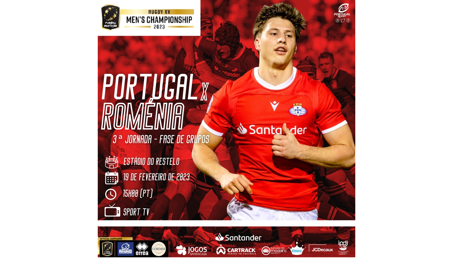 PORTUGAL RUGBY - Portugal defronta a Bélgica no último jogo do U20  Championship 2022